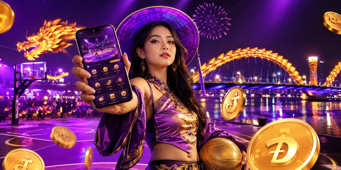 Không khí cá cược bóng rổ sôi động về đêm tại Đà Nẵng với ánh đèn neon rực rỡ